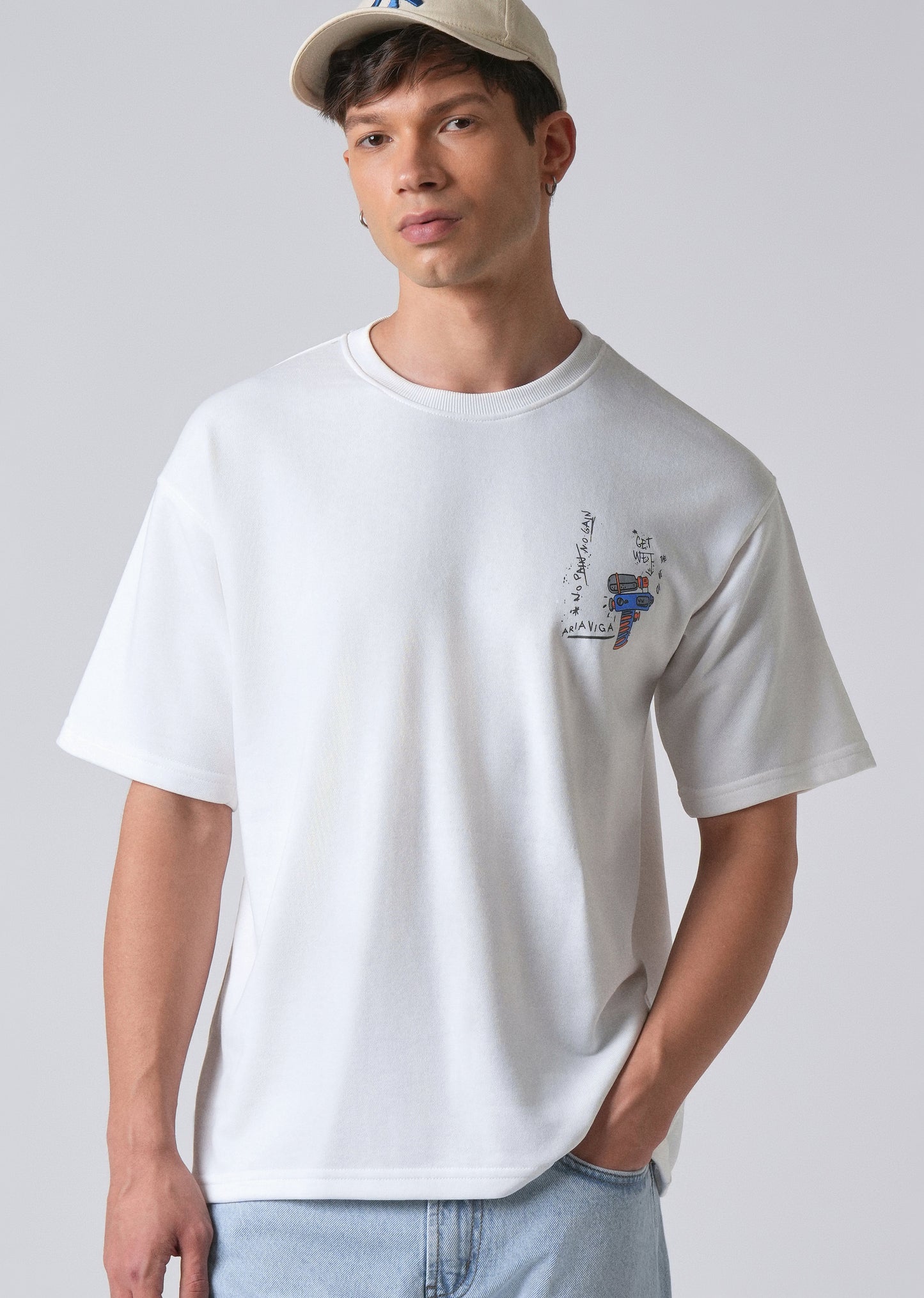 Ghost White Oversized T-shirt