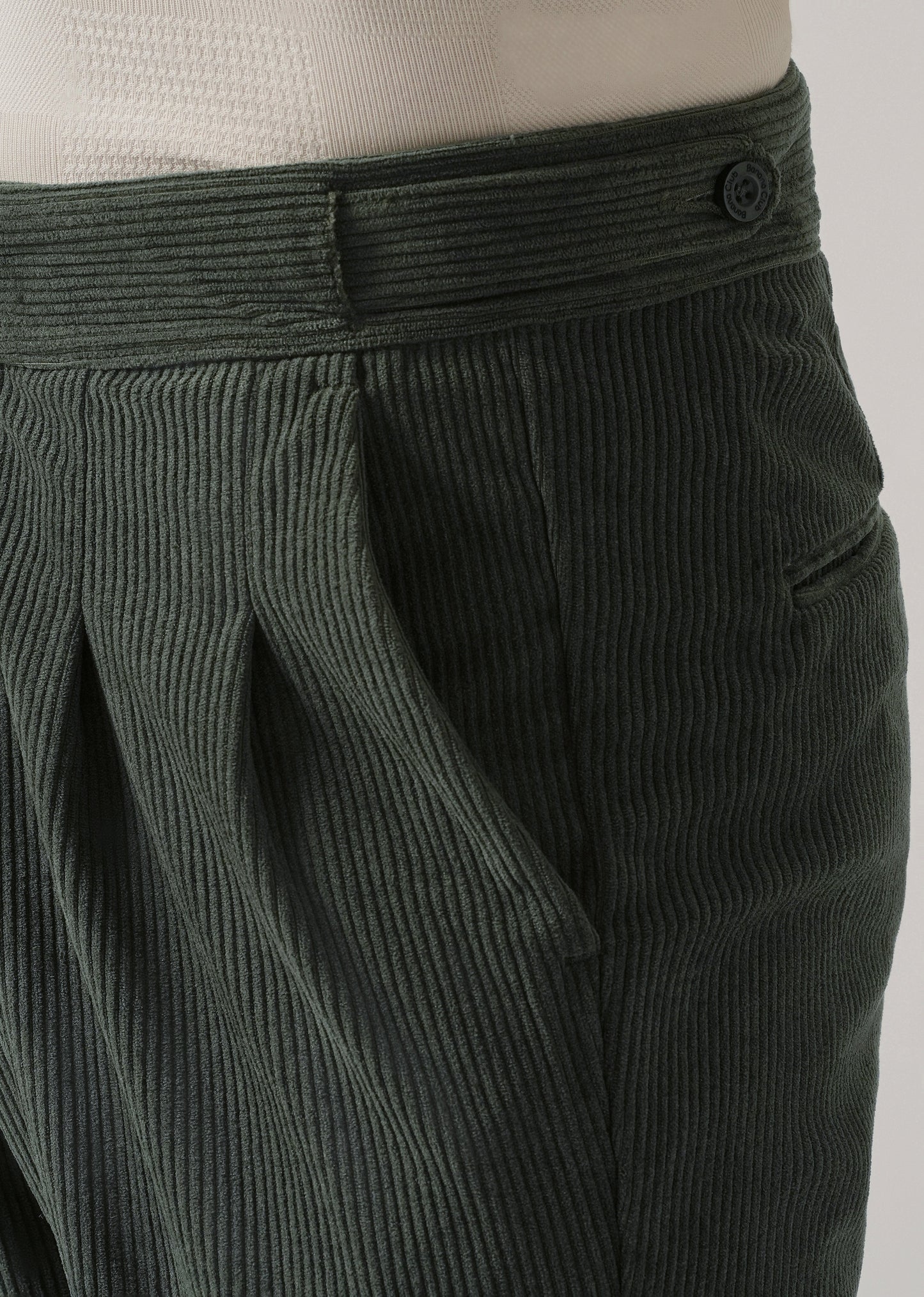 Green Corduroy Gurkha Pants