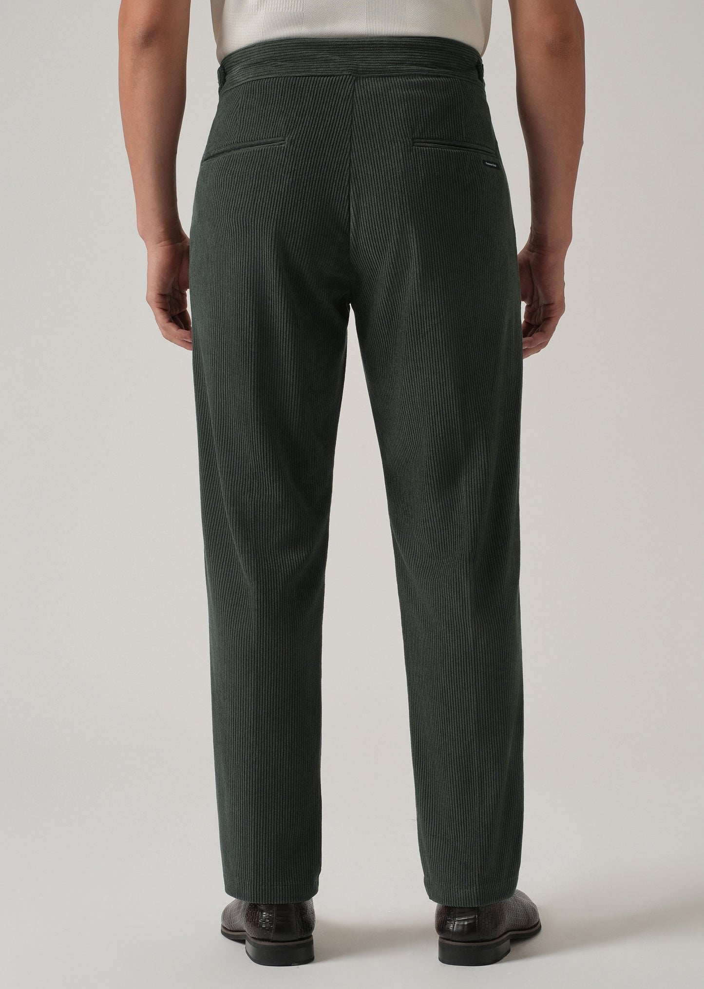 Green Corduroy Gurkha Pants