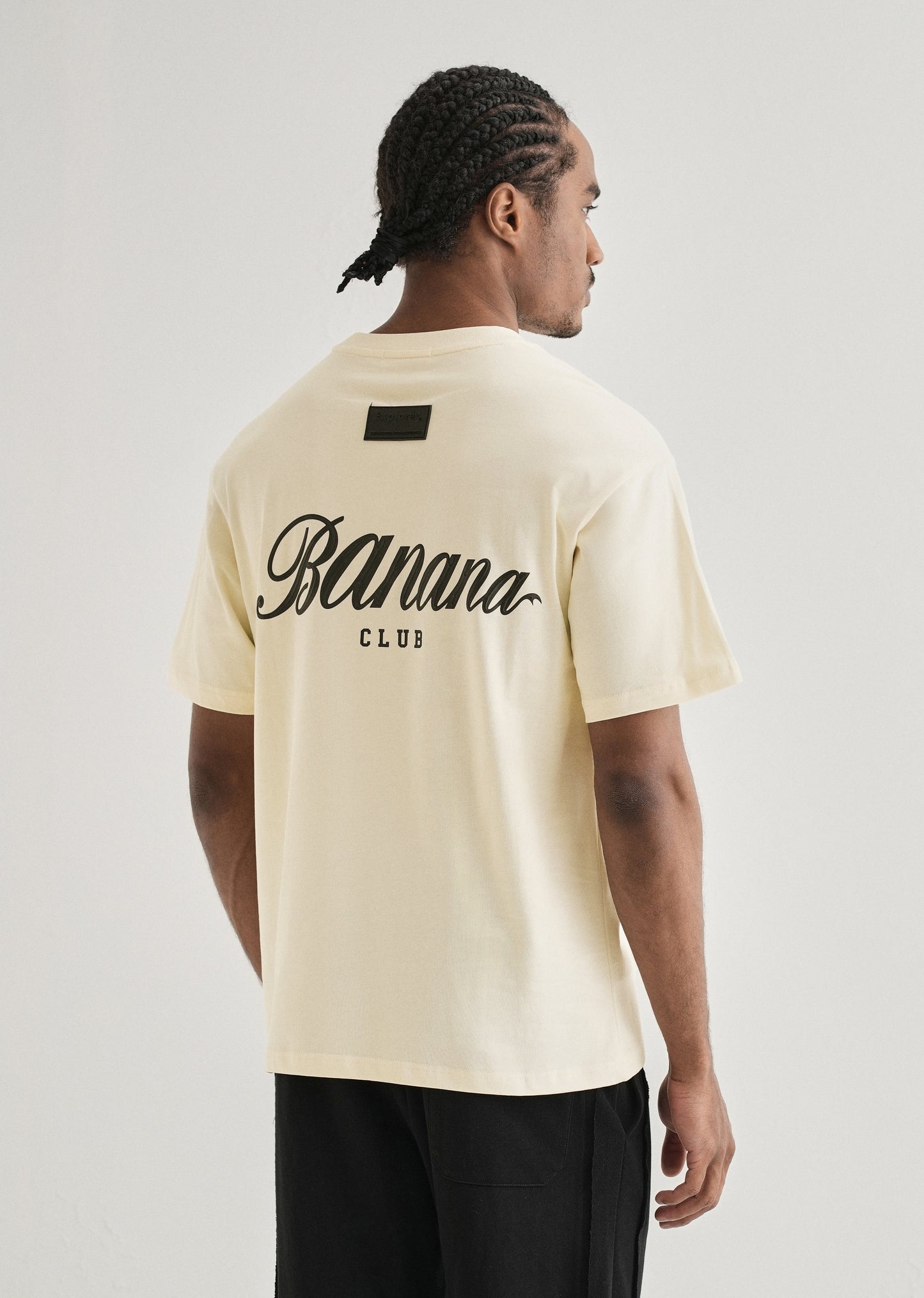 Ivory Embossed Printed Oversized T-shirt