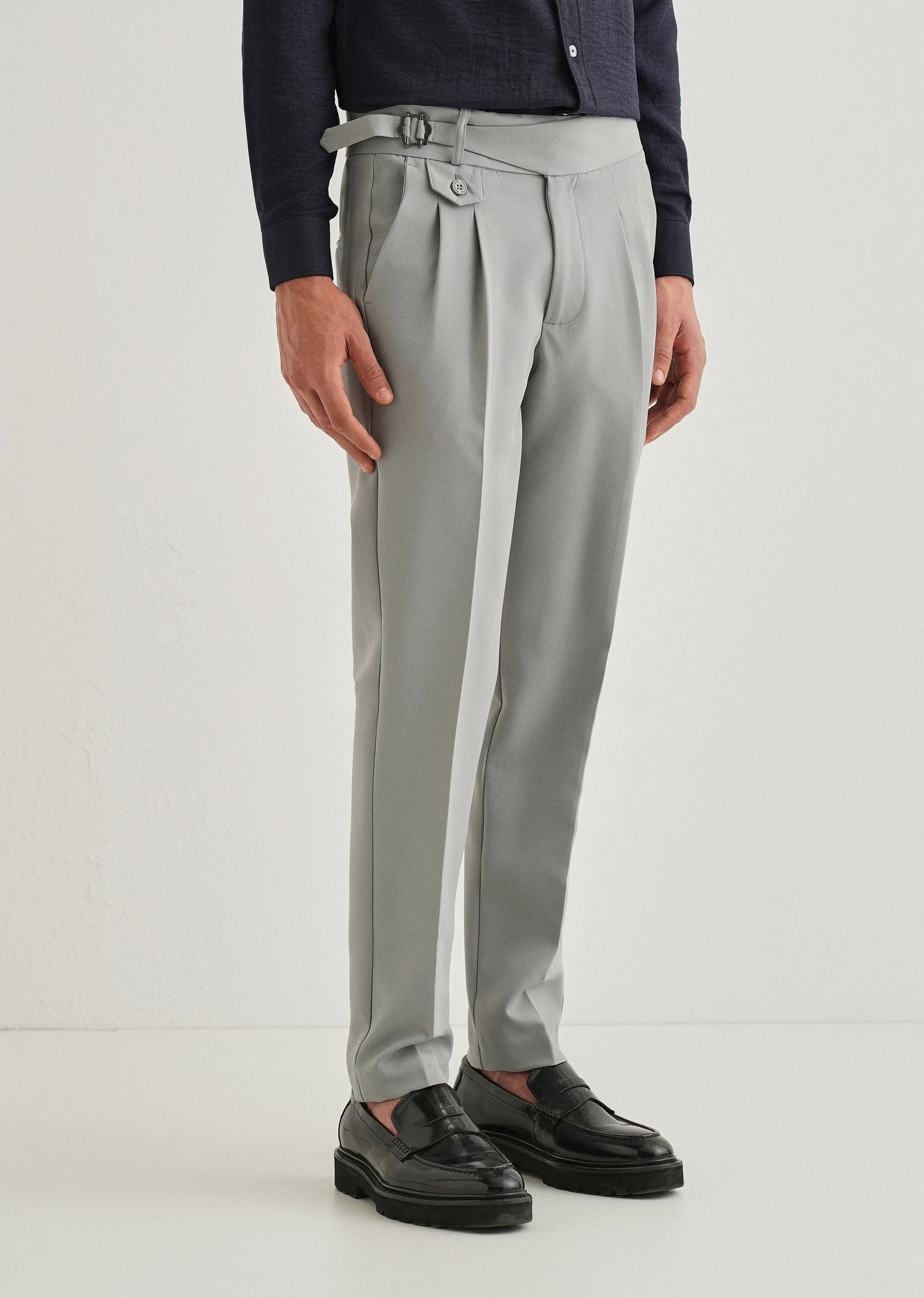 Light Grey Gurkha Pant
