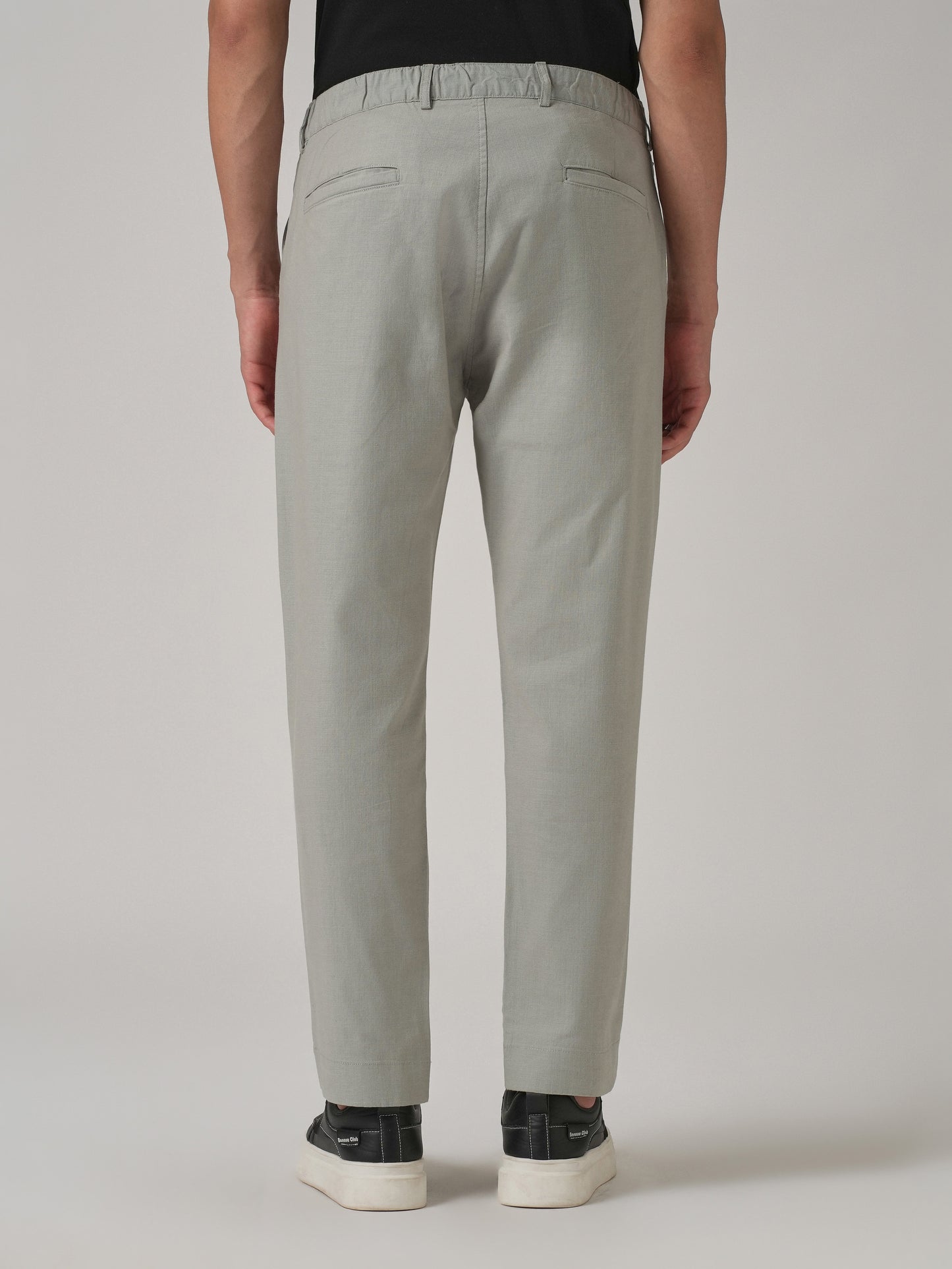 Light Grey Cotton Trouser