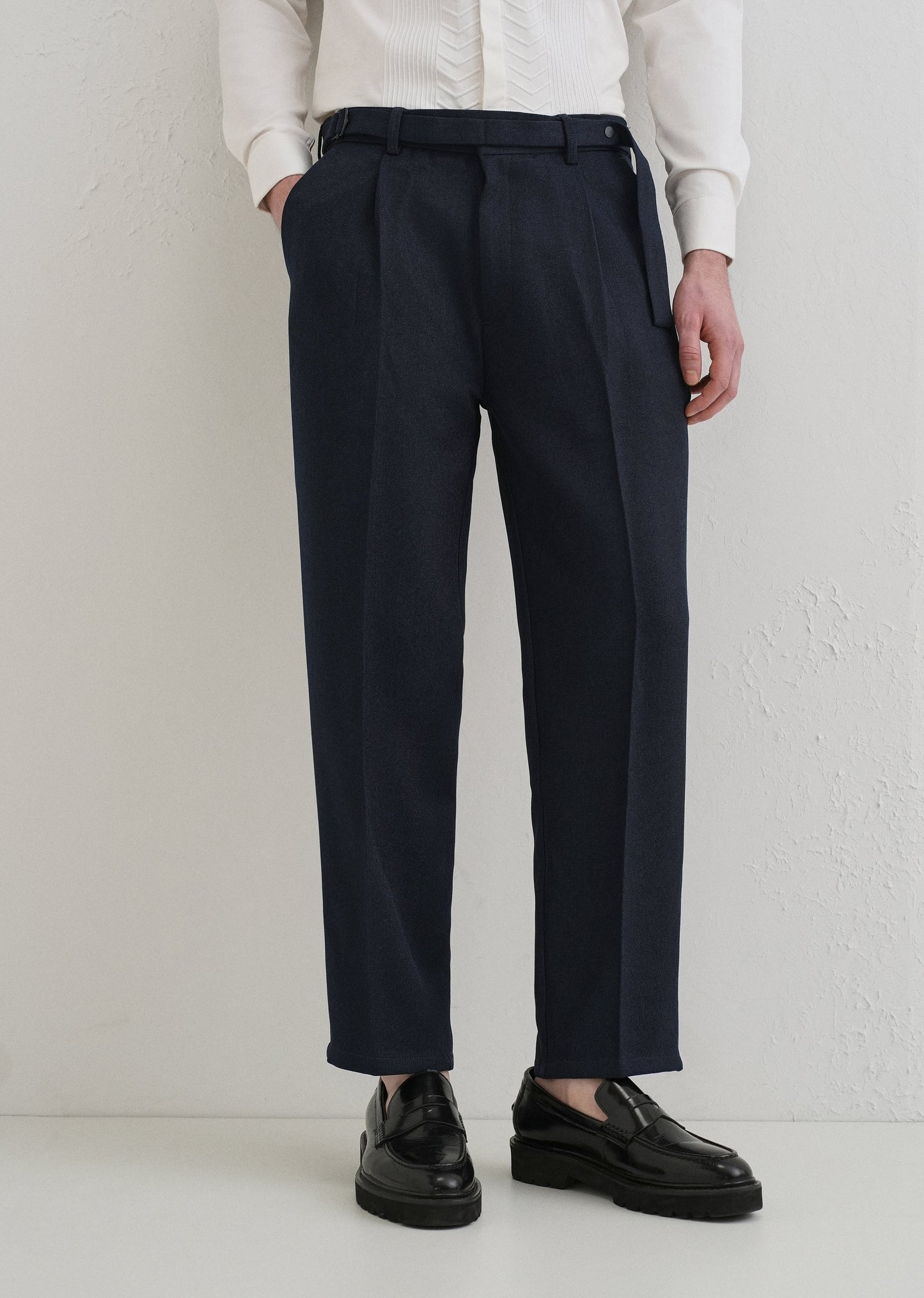 Navy Blue Gurkha Pant
