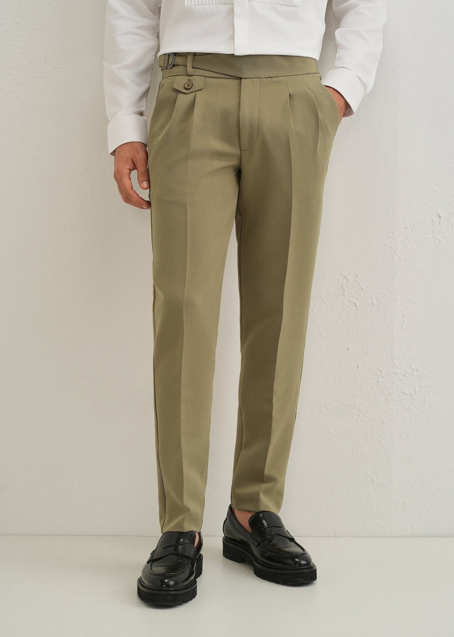 Olive Green Gurkha Pant