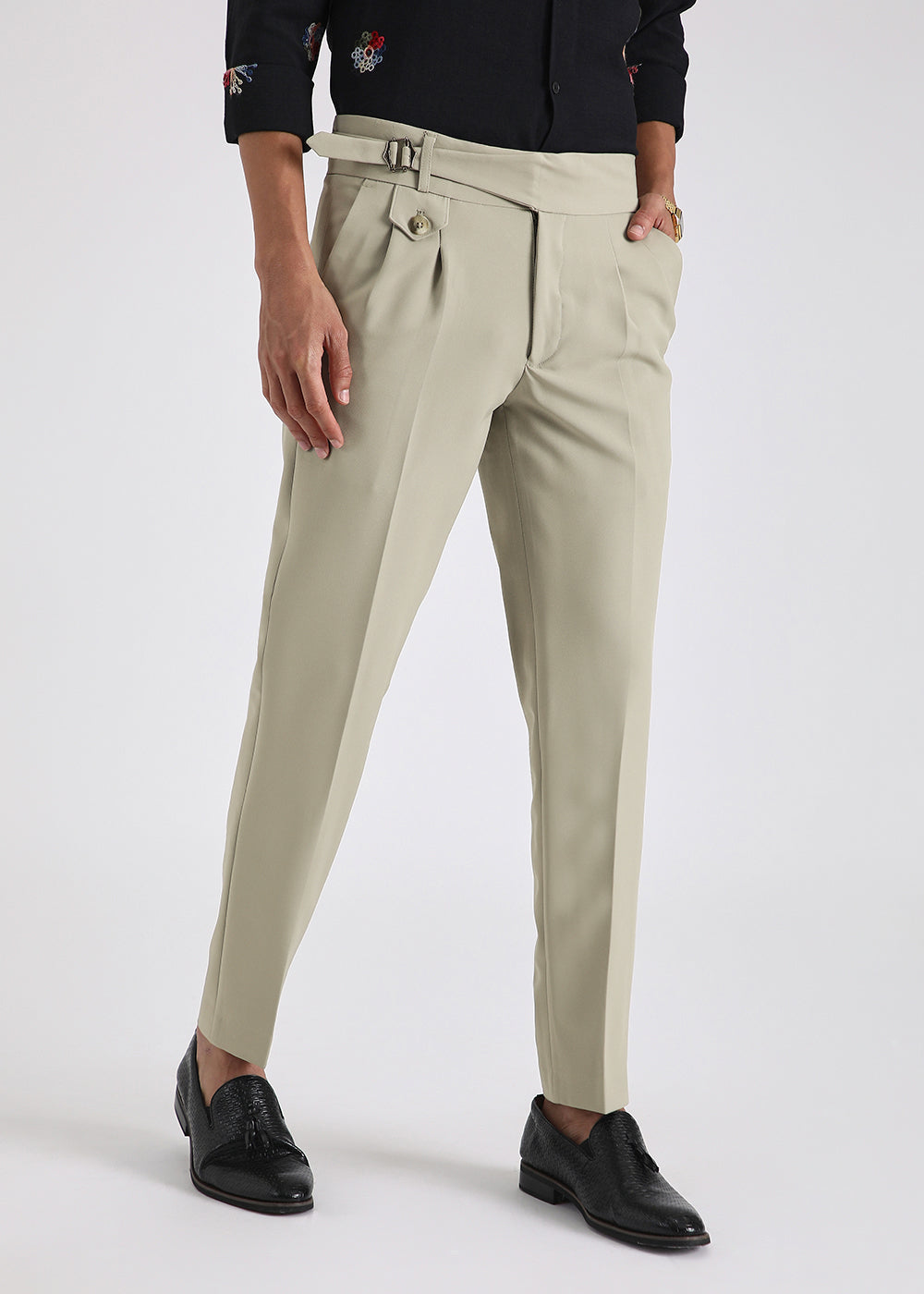 Light Green Gurkha Pant