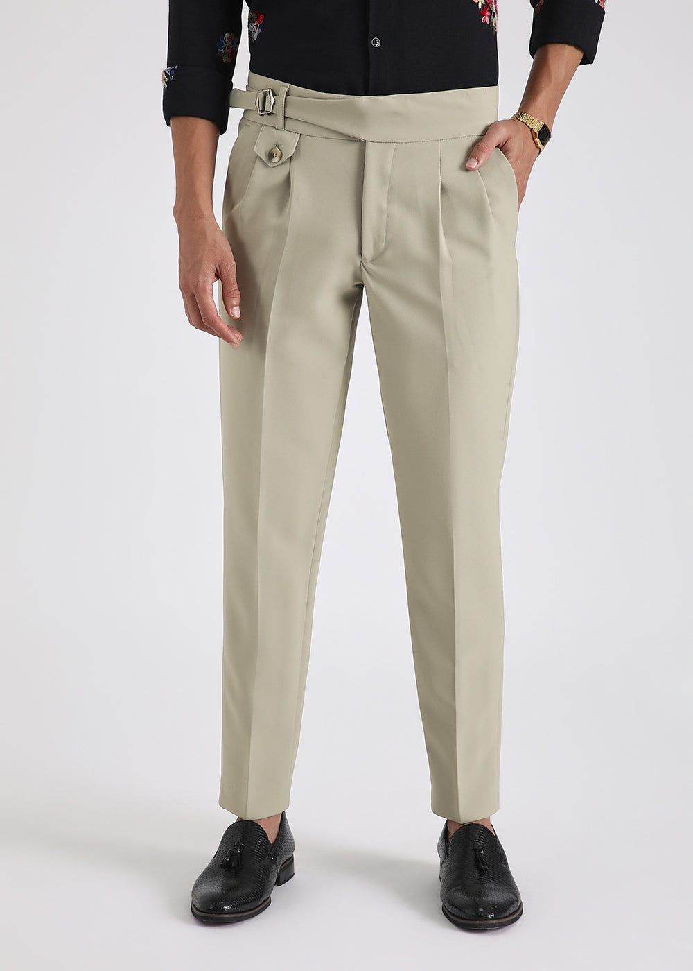Light Green Gurkha Pant