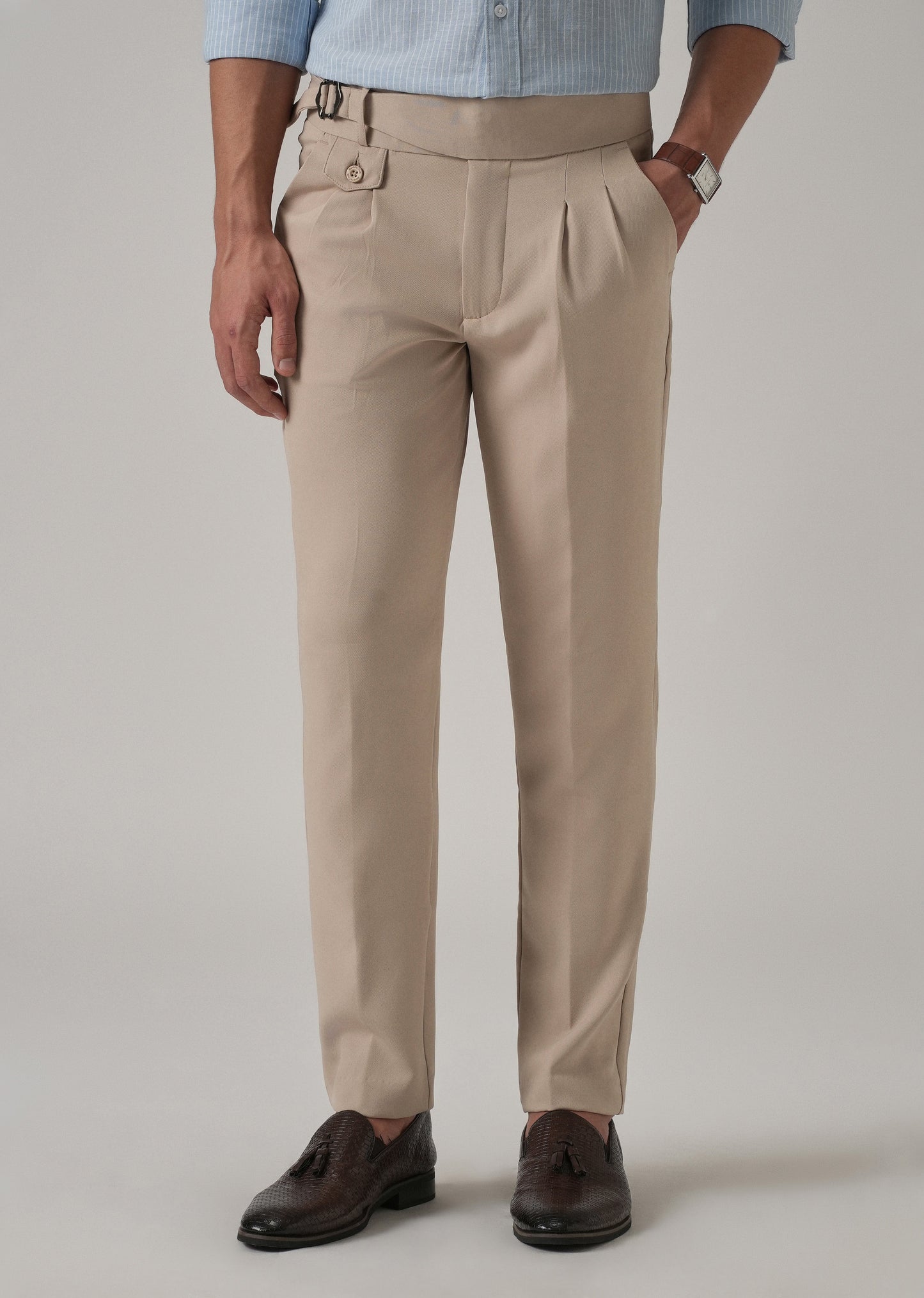 Sandstone Cream Gurkha Pant