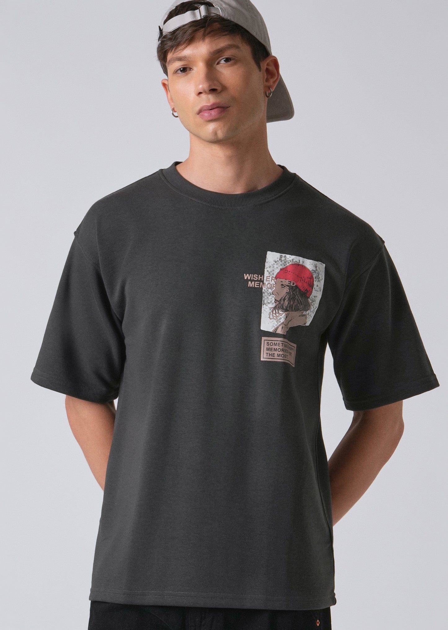 Thundercloud Grey Oversized T-shirt
