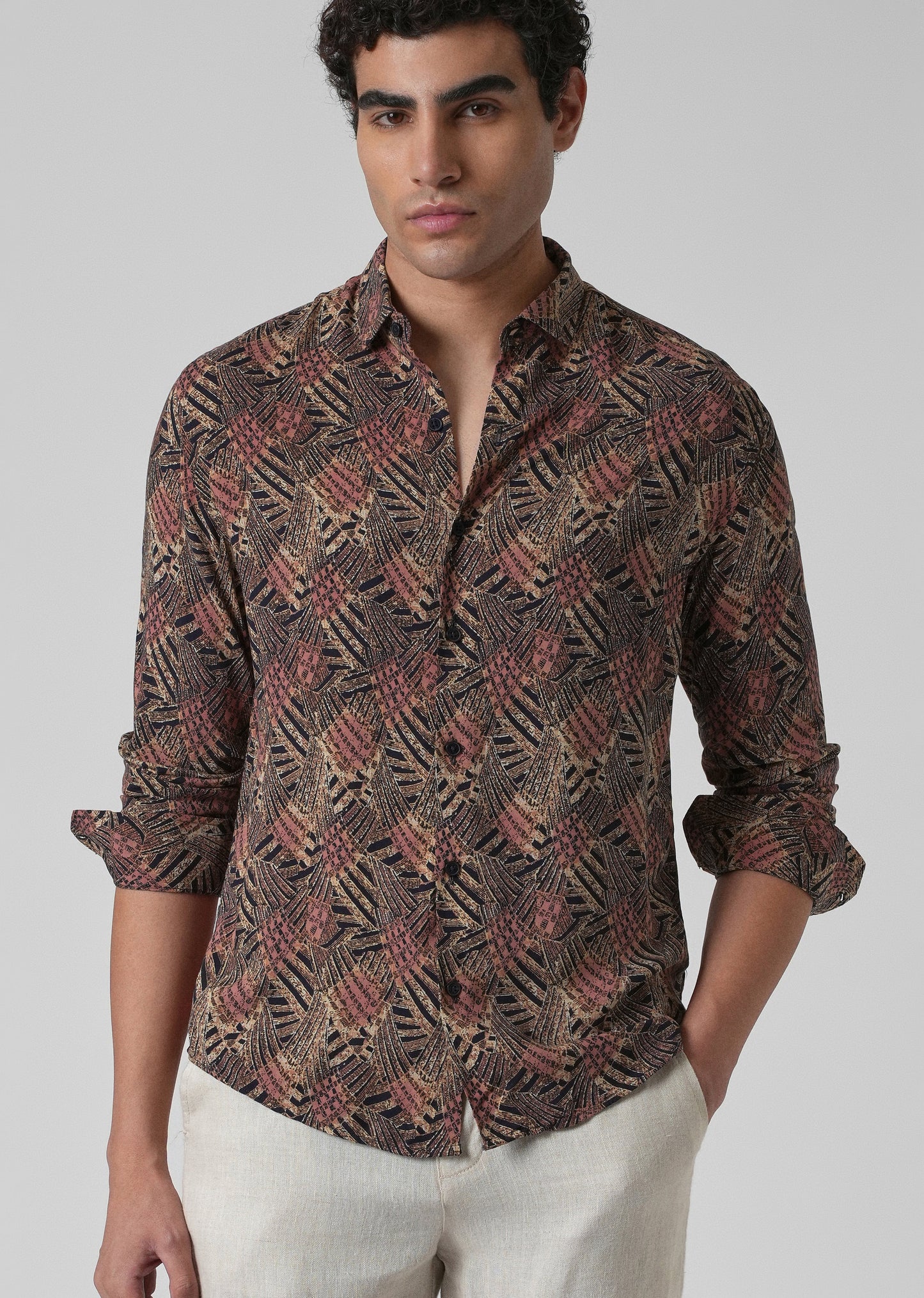 Tranquil Tendrils Feather Shirt