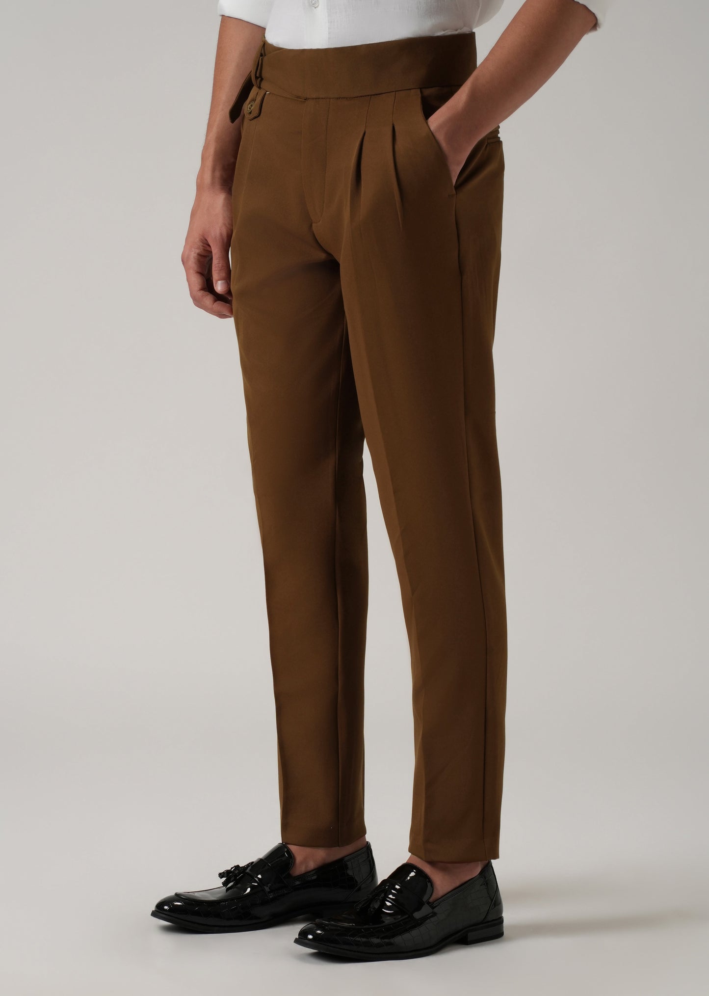 Umber Brown Gurkha Pant
