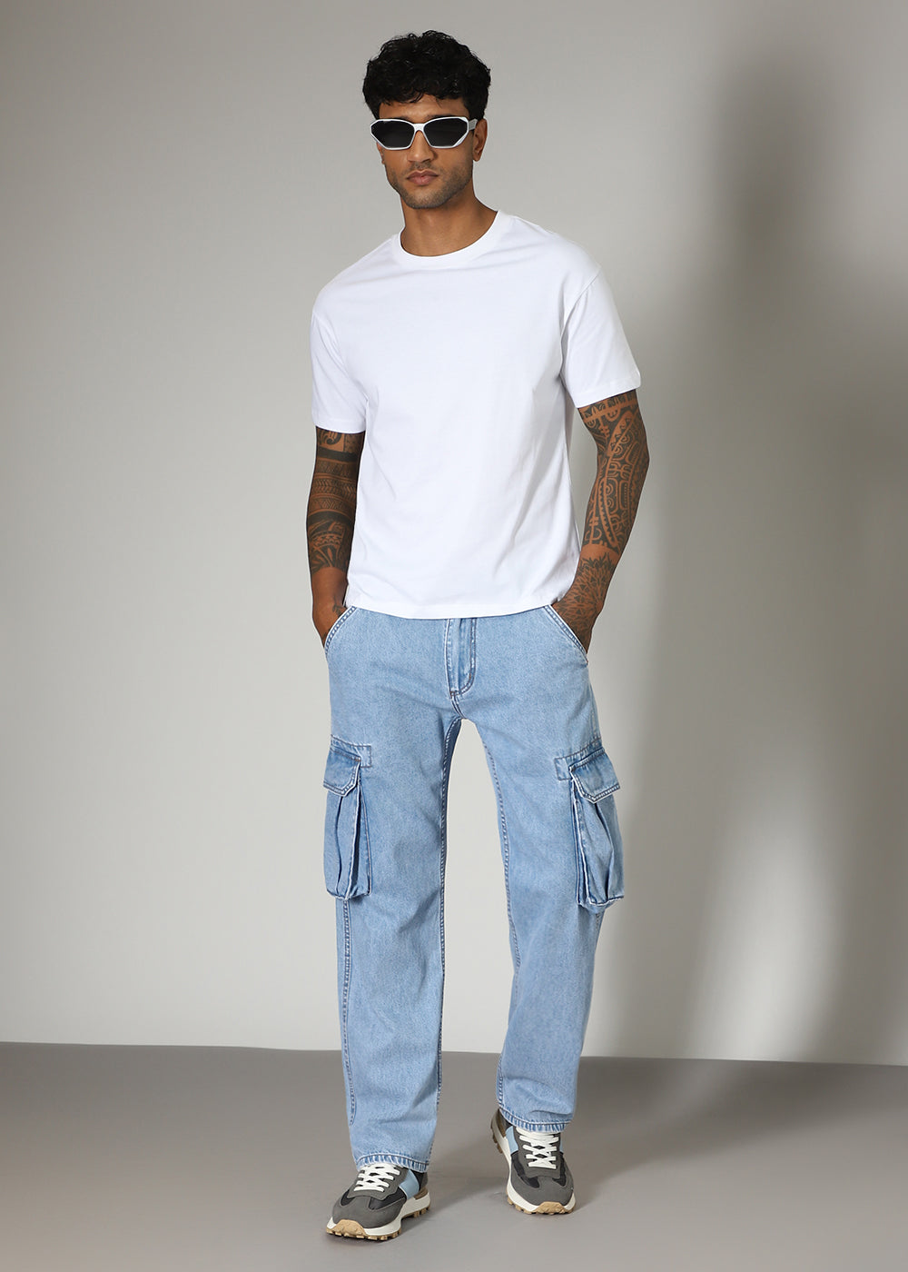 White Plain Basic T-shirt