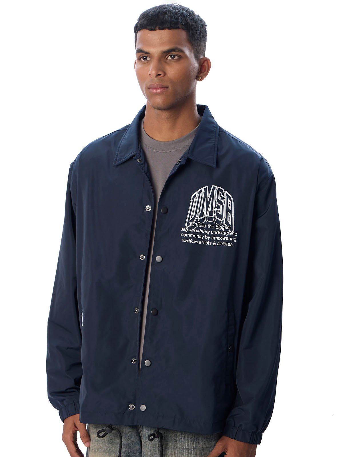 Umsb Coach Jacket // Navy Blue